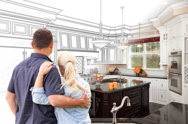 Professional Cabinet Refacing technician working in Bloomsbury, NJ